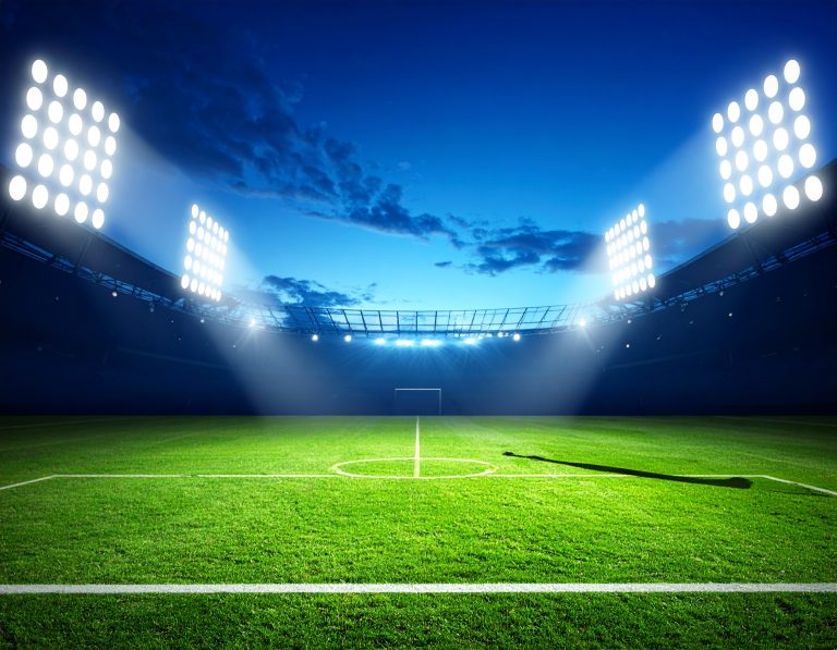 Firefly_sports field, blue background 521465